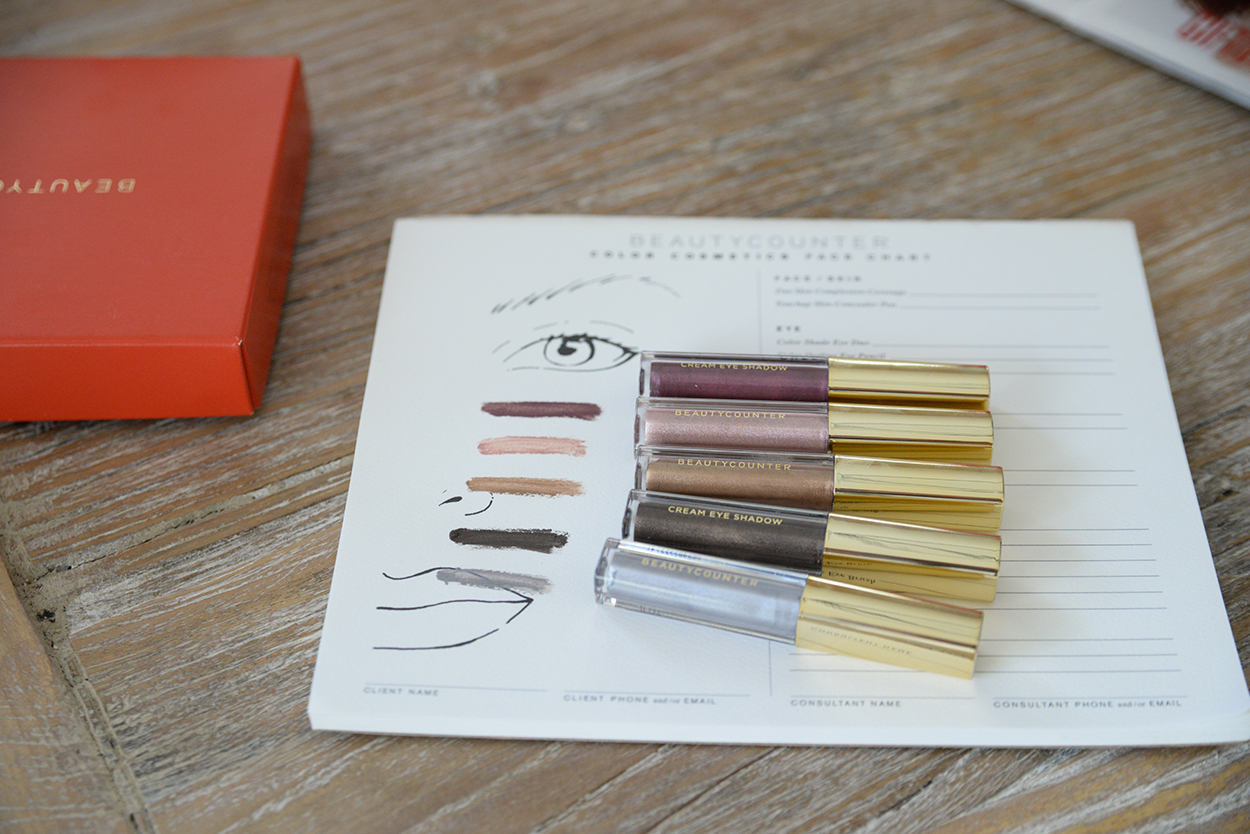 Beautycounter Holiday 2018 Cream Eyeshadow colors