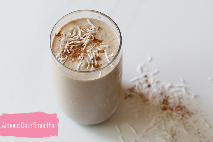 Almond Date Smoothie With Maca