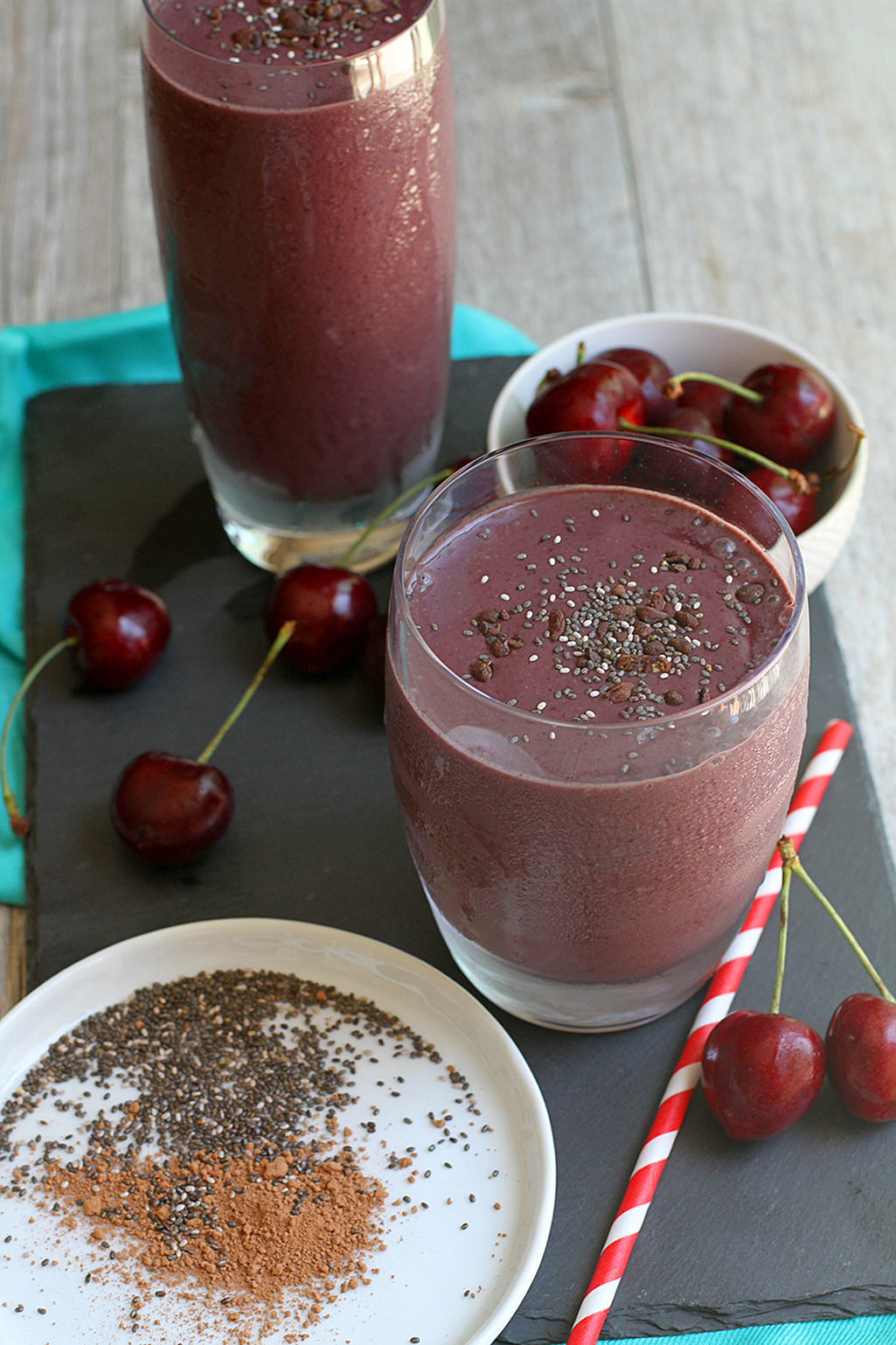 Chocolate Cherry Protein Shake