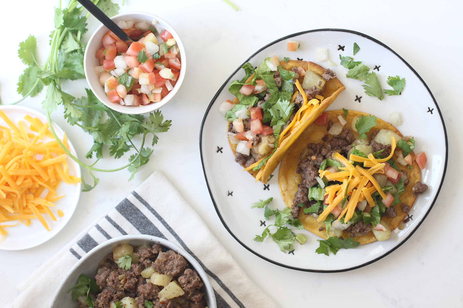 Ground Beef and Potato Taco Recipe Howe We Live