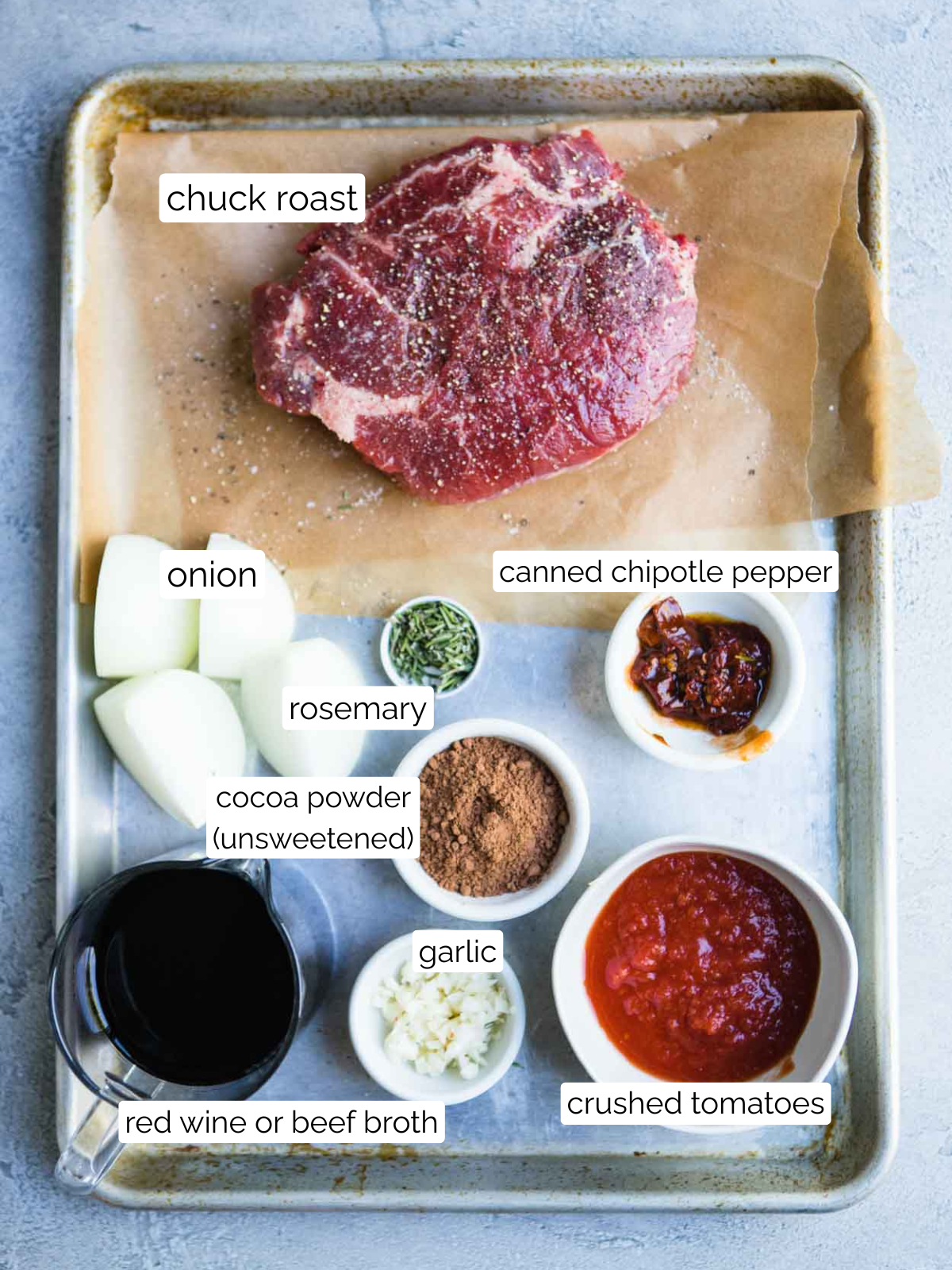 ingredients to make instant pot pot roast