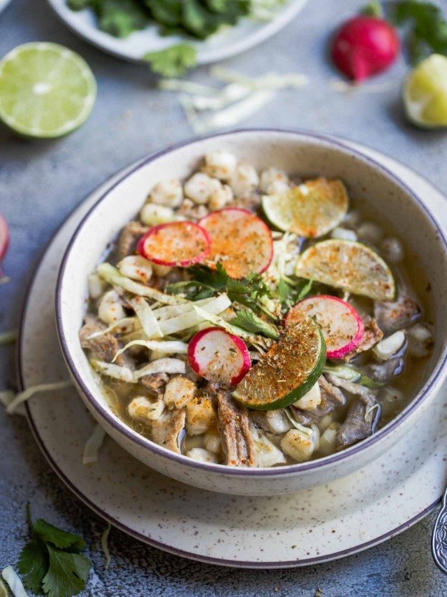 Easy Pozole Recipe (slow cooker or stovetop)