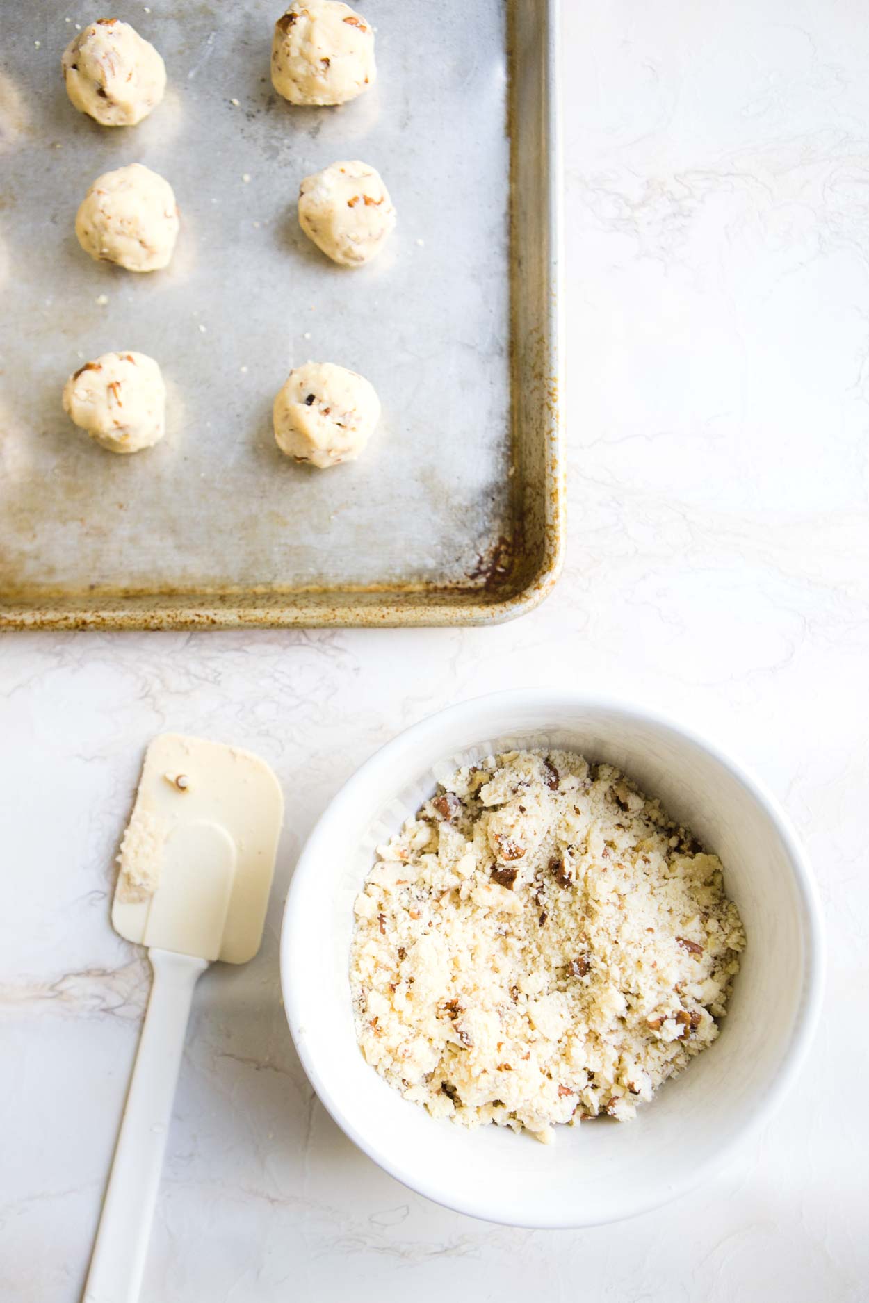 pecan snowball Christmas cookies