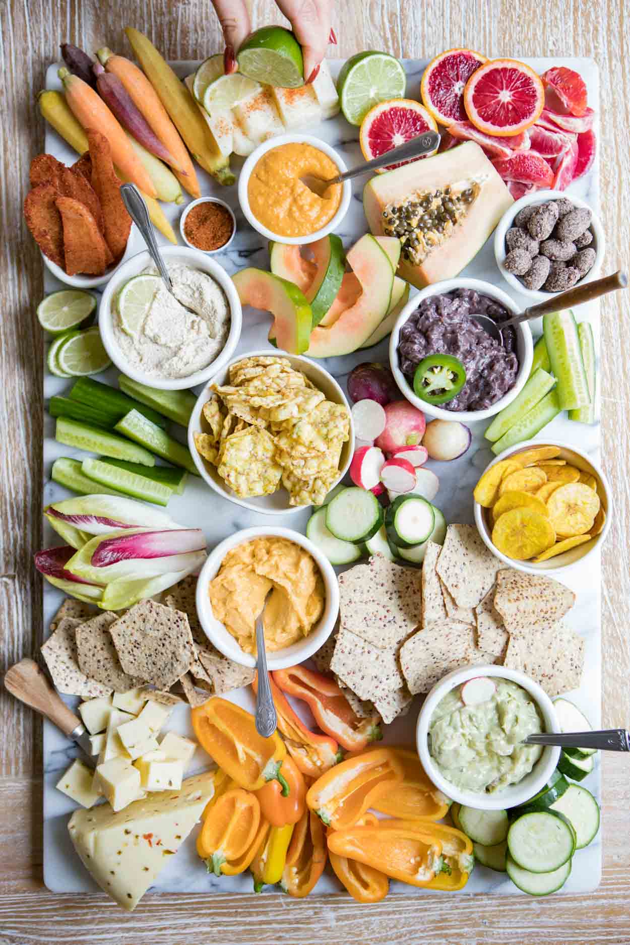 Epic Crudite Platter With Dip - Howe We Live