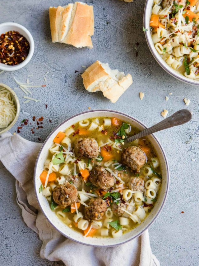 Easy Instant Pot Meatball Soup