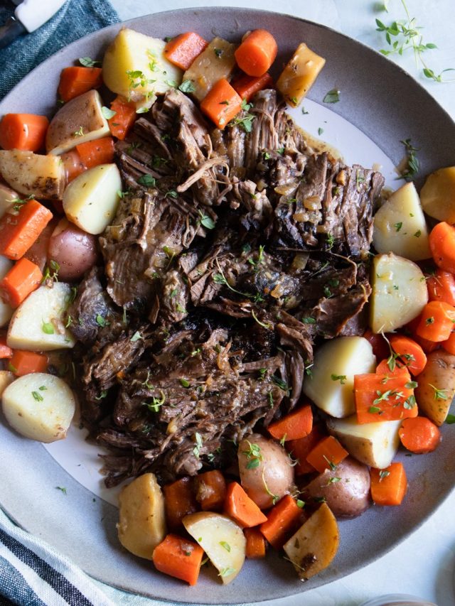 Top Round Roast in the Slow Cooker