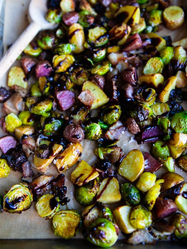 Brussels Sprouts With Bacon and Balsamic