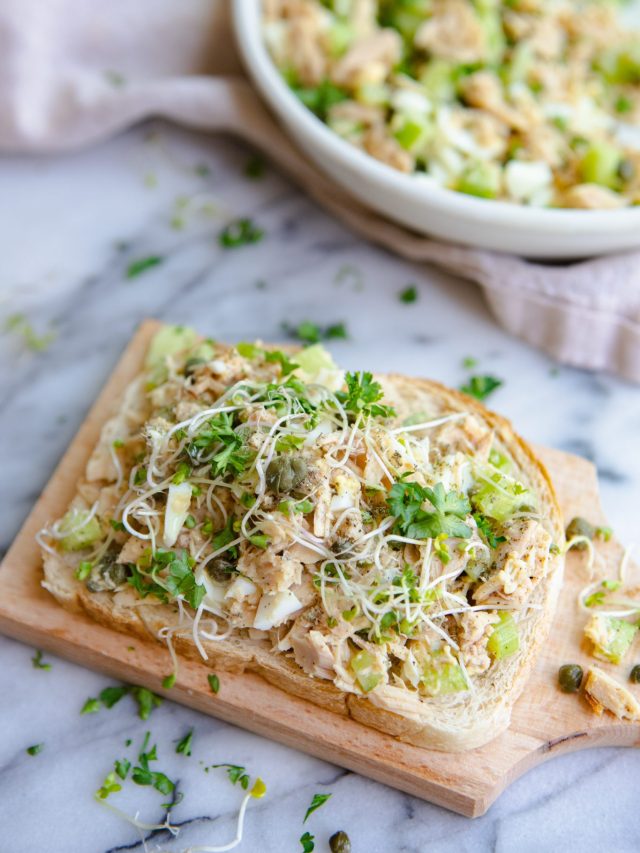 High Protein No Mayo Tuna Salad