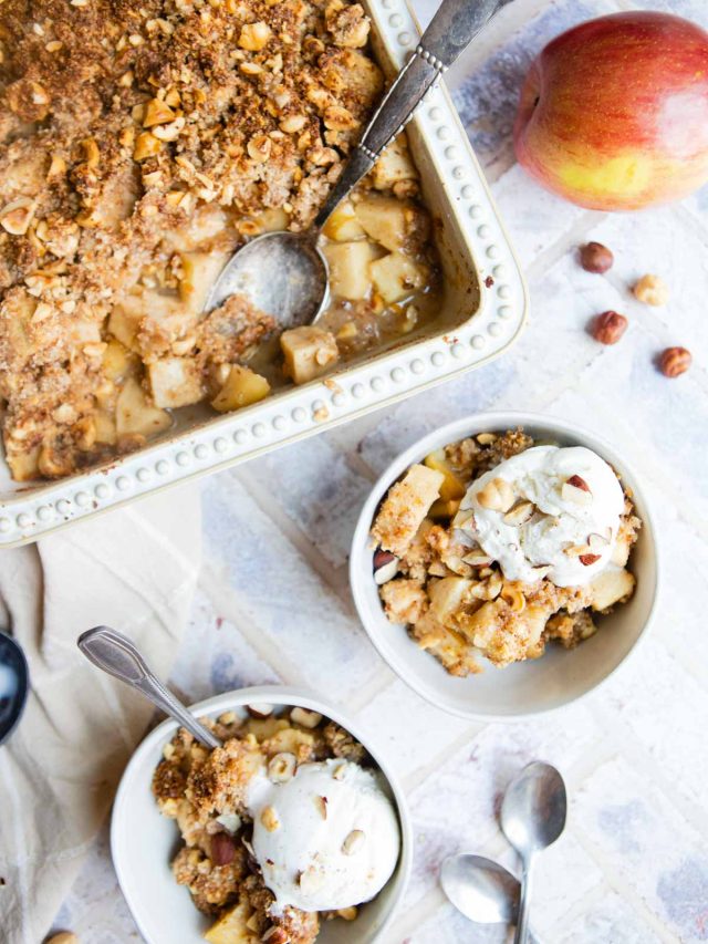 Easy Healthy Apple Crumble