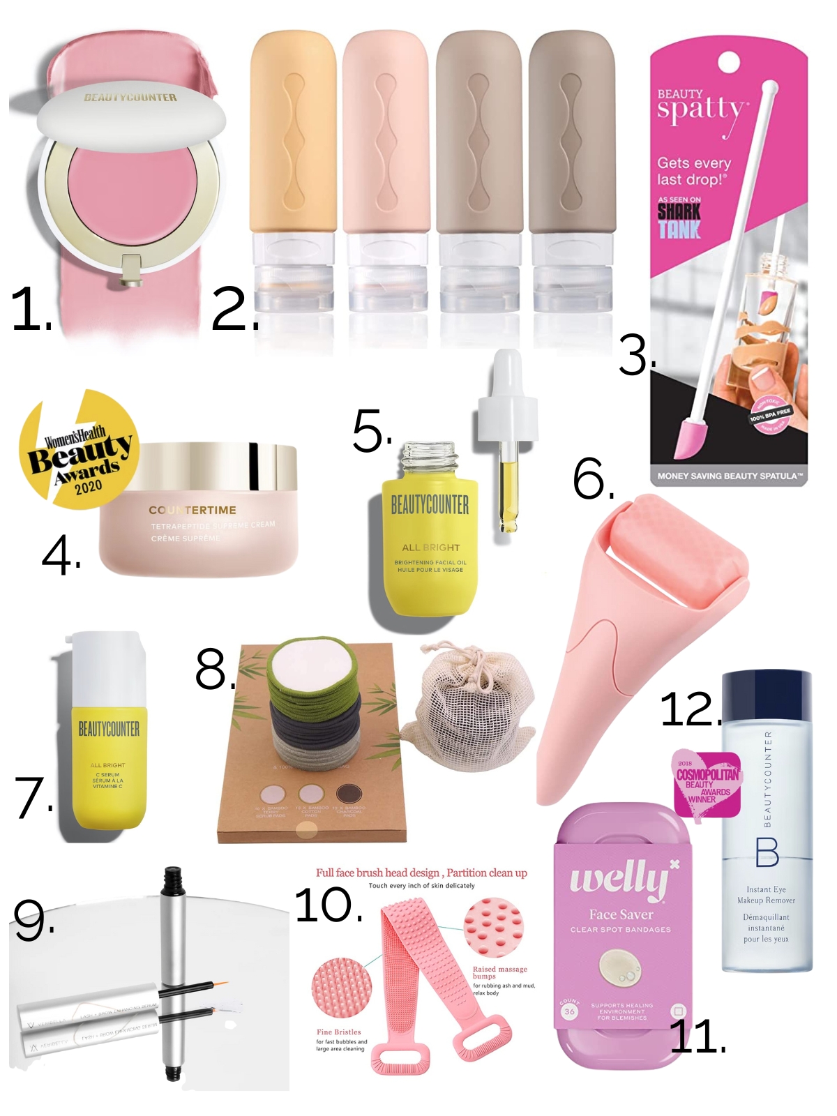 beauty products for a gift guide 