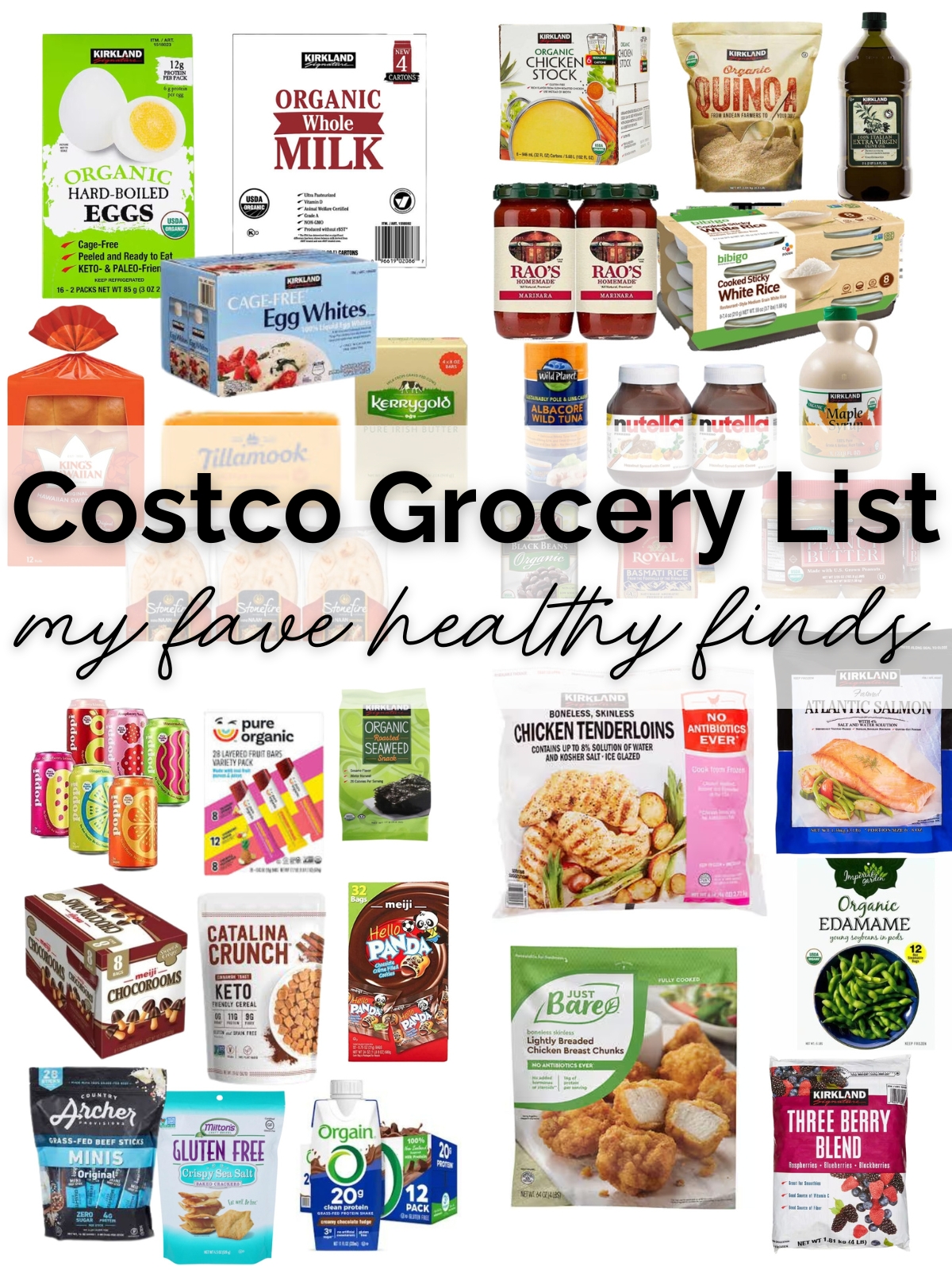 Costco Grocery List (my fave healthy foods at Costco) - Howe We Live