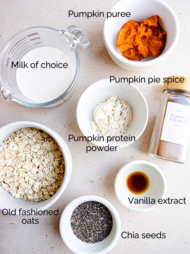 pumpkin spice overnight oats
