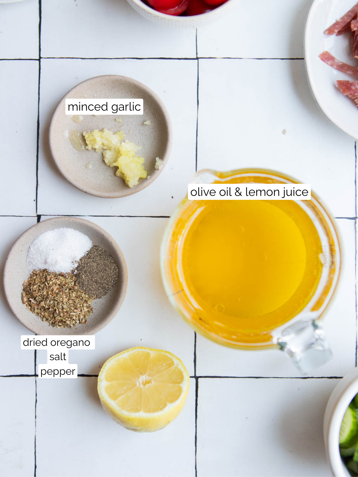 pasta salad dressing ingredients 