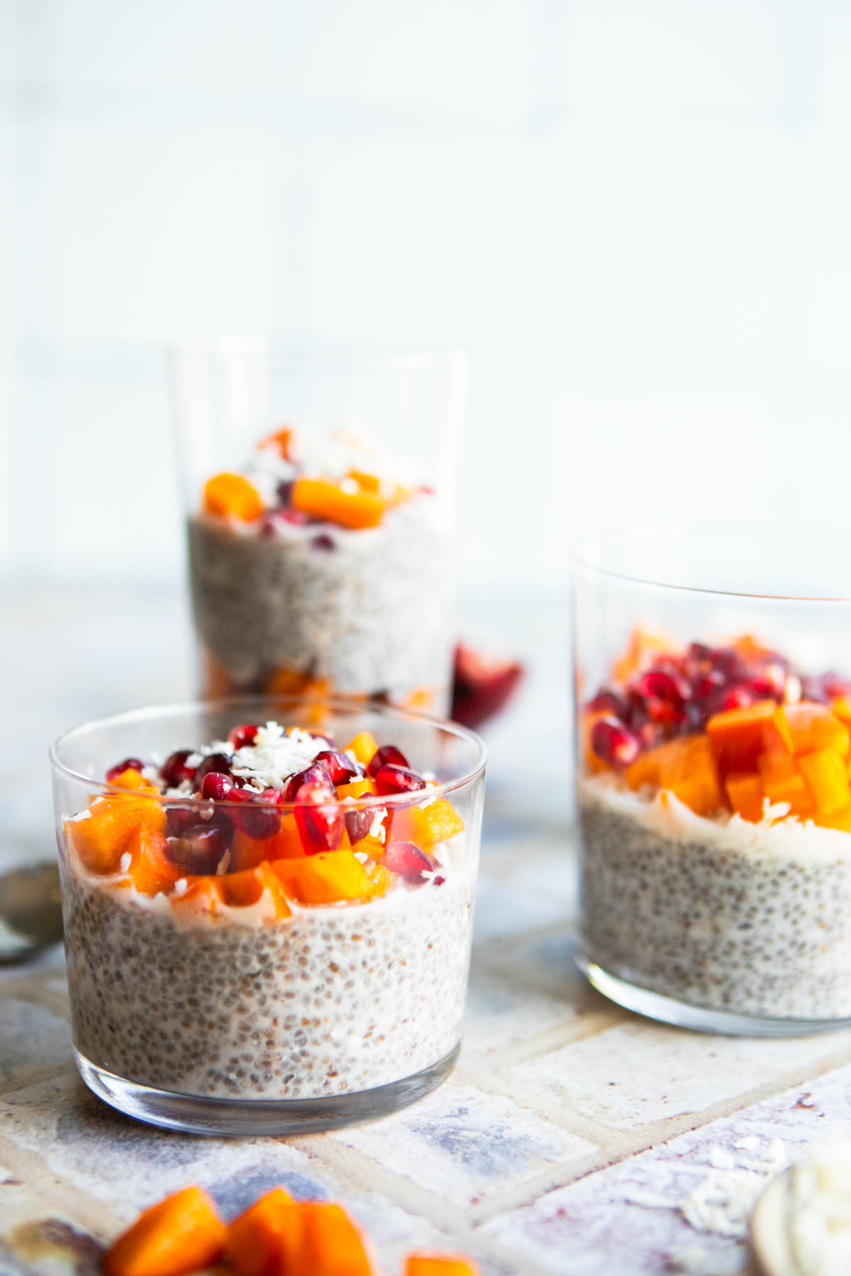 the best chia seed pudding in glass jars