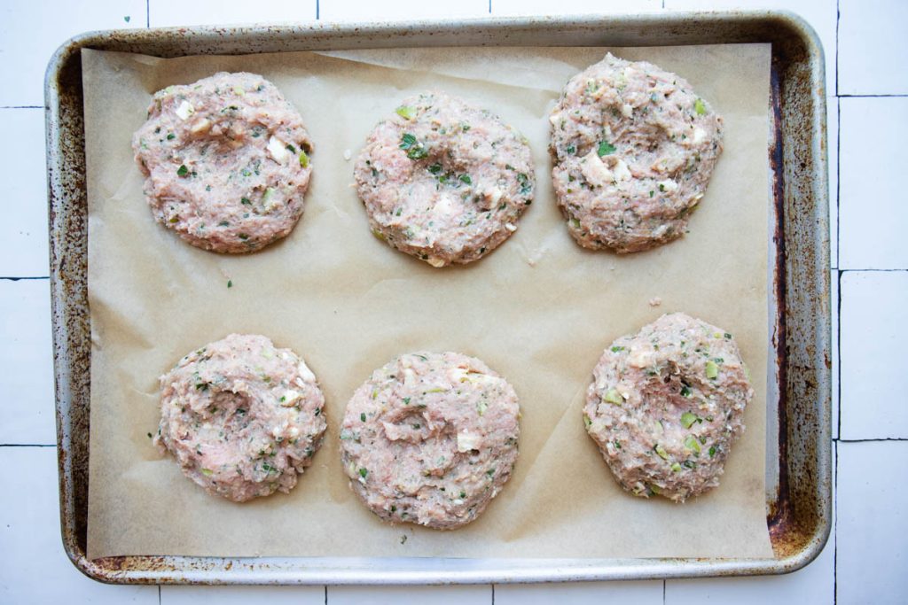 formed turkey burger patties 